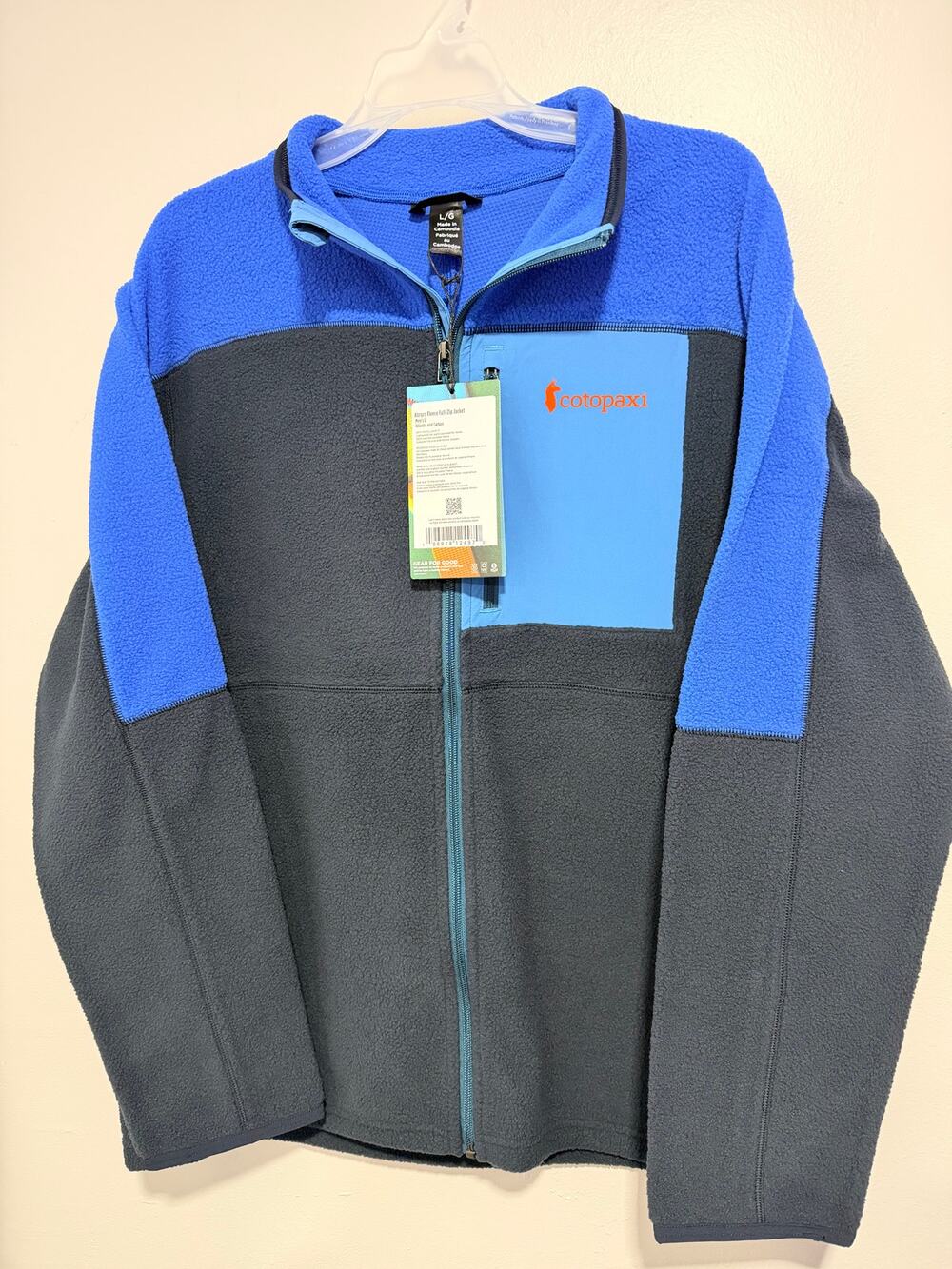 NWT Cotopaxi Abrazo Fleece Full-Zip Jacket - Men's Large